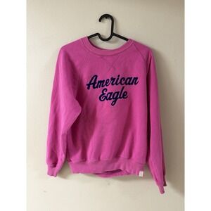 Women's Pink Faded American Eagle Size XS Sweatshirt AEO